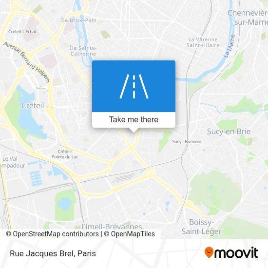 Rue Jacques Brel map
