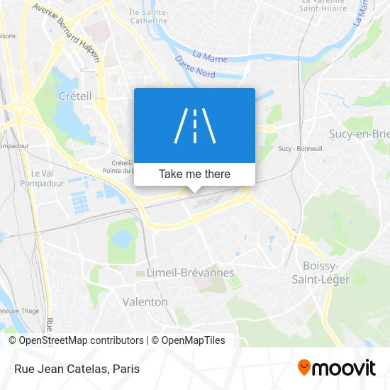 Rue Jean Catelas map