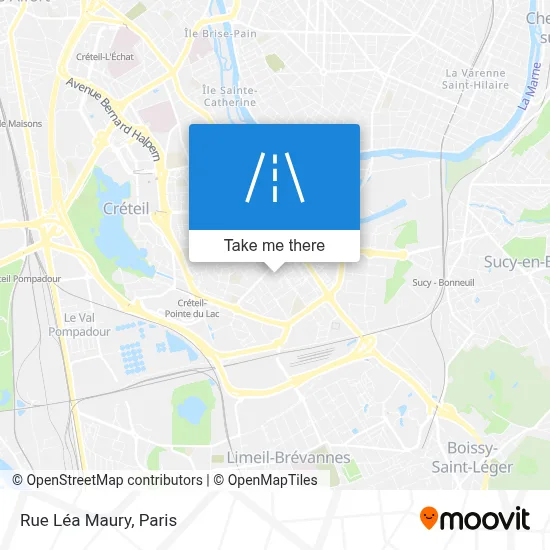 Rue Léa Maury map