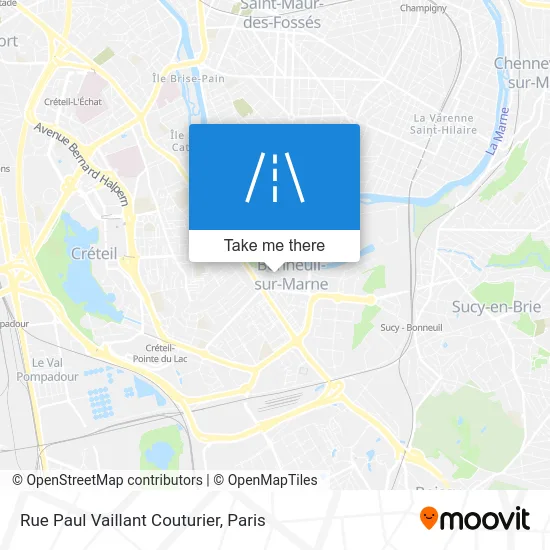 Rue Paul Vaillant Couturier map