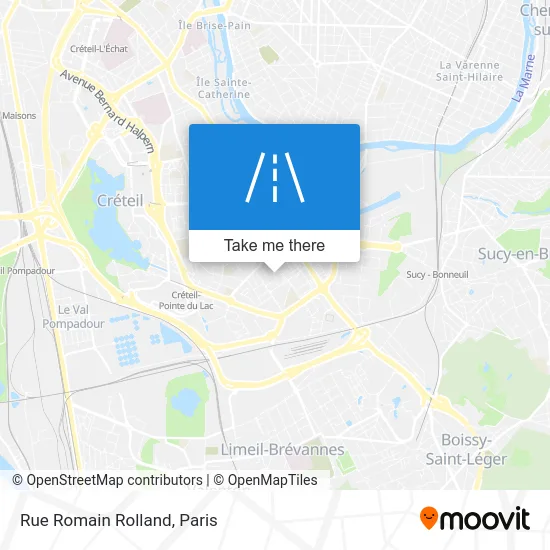 Rue Romain Rolland map