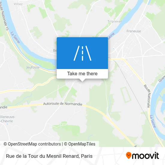 Rue de la Tour du Mesnil Renard map