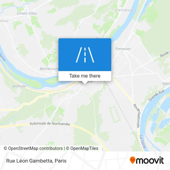 Rue Léon Gambetta map