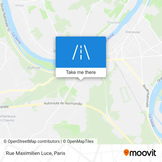 Rue Maximilien Luce map