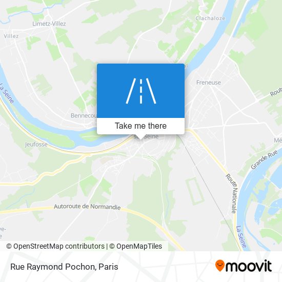Mapa Rue Raymond Pochon