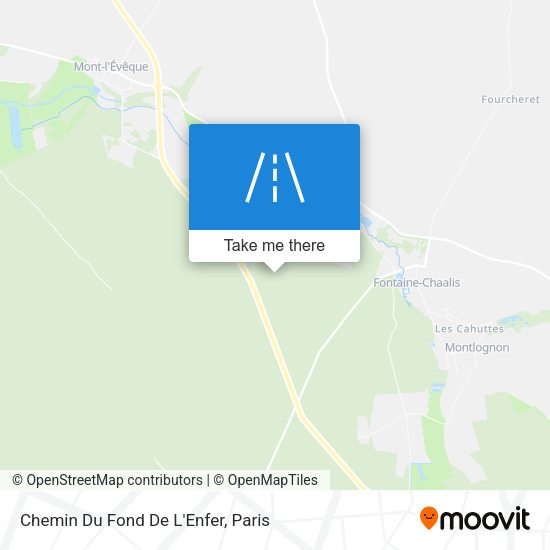 Chemin Du Fond De L'Enfer map