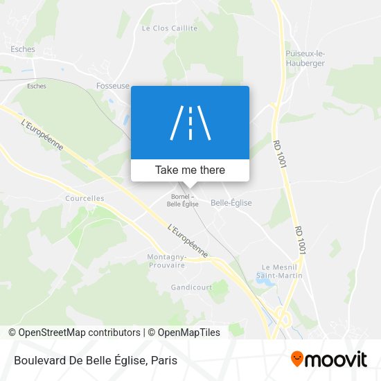 Boulevard De Belle Église map