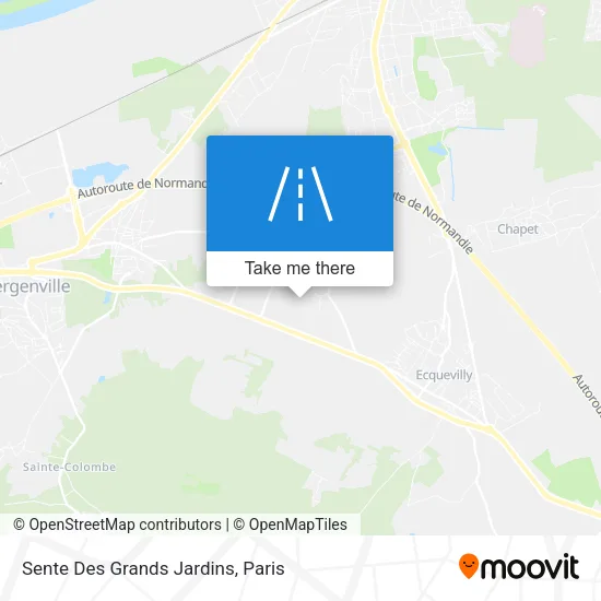 Sente Des Grands Jardins map