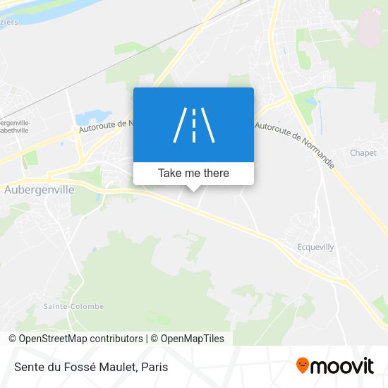 Sente du Fossé Maulet map