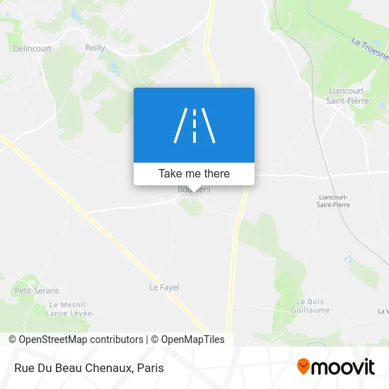 Rue Du Beau Chenaux map
