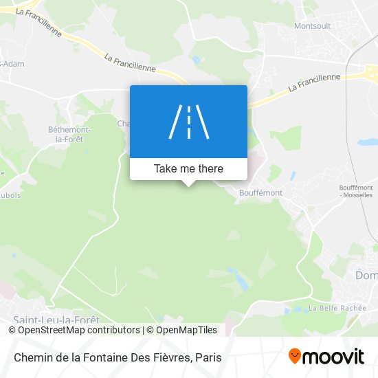 Chemin De La Fontaine Des Fièvres map