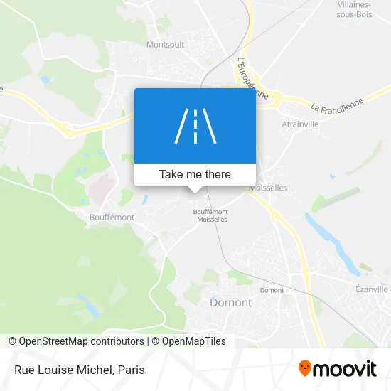 Rue Louise Michel map