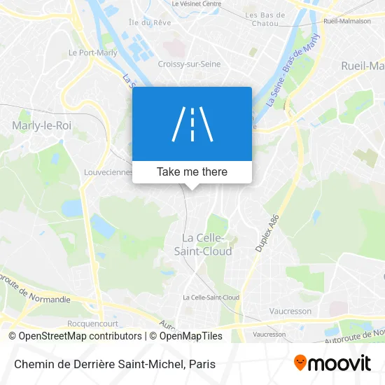 Chemin de Derrière Saint-Michel map