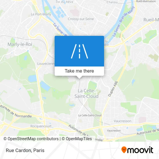 Rue Cardon map