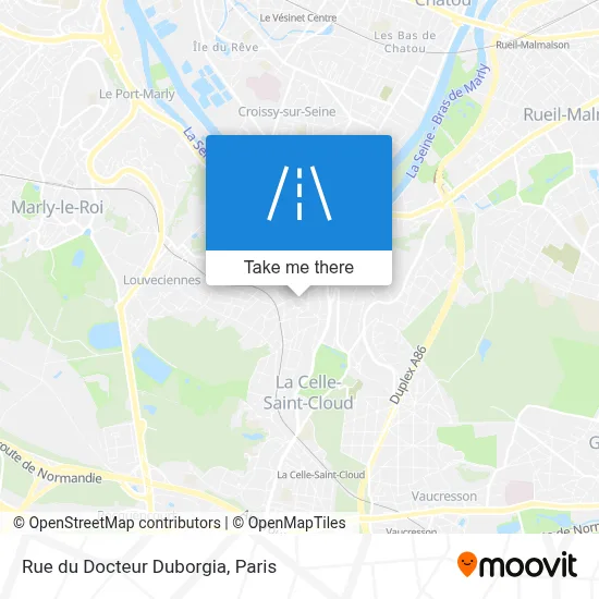 Rue du Docteur Duborgia map