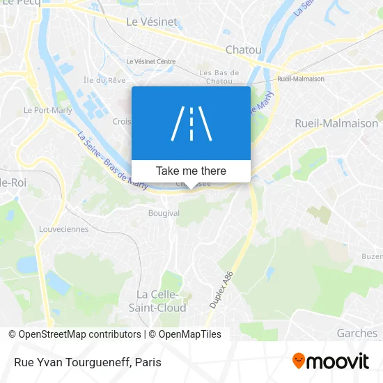 Rue Yvan Tourgueneff map