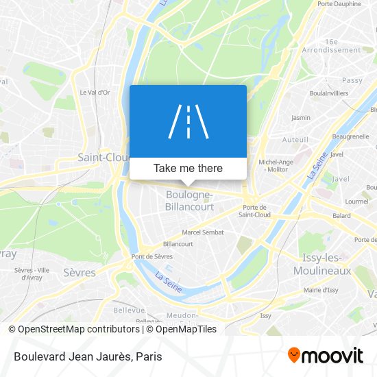 Mapa Boulevard Jean Jaurès
