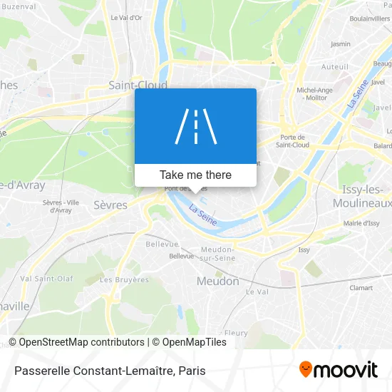Passerelle Constant-Lemaître map