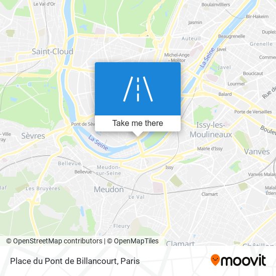 Mapa Place du Pont de Billancourt