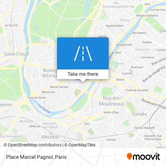Mapa Place Marcel Pagnol