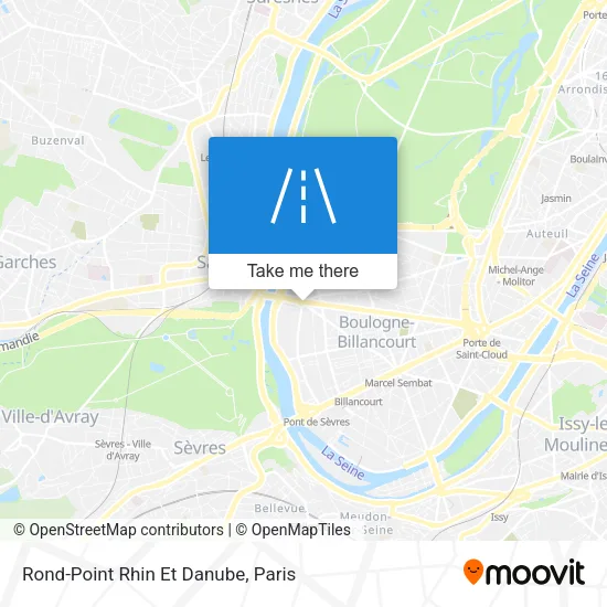 Rond-Point Rhin Et Danube map