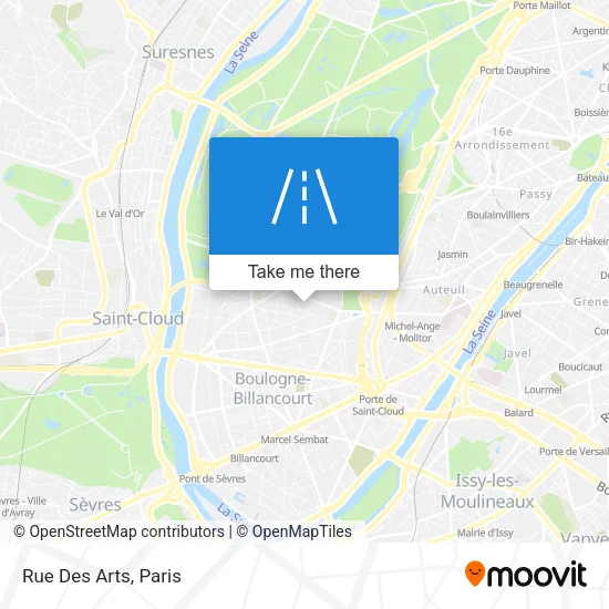 Rue Des Arts map