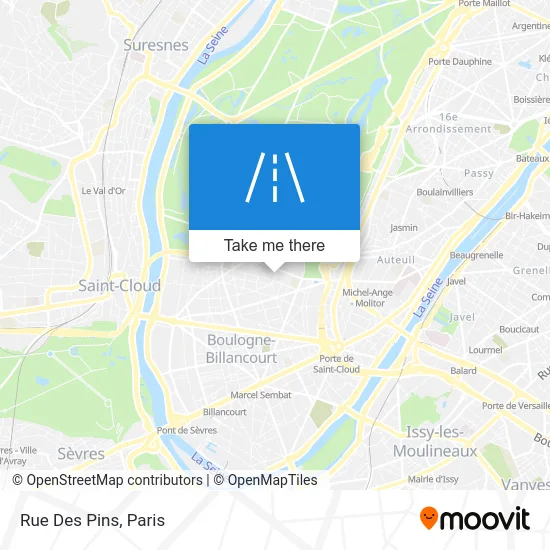 Rue Des Pins map