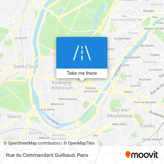 Rue du Commandant Guilbaud map