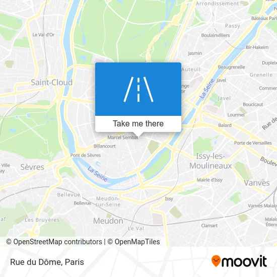 Rue du Dôme map