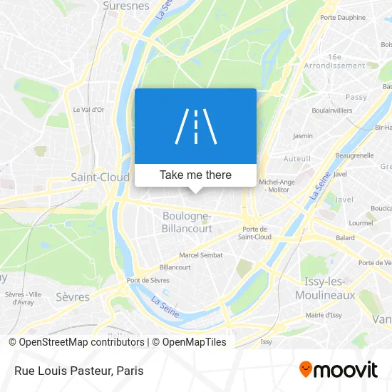 Rue Louis Pasteur map