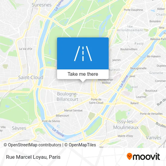 Rue Marcel Loyau map