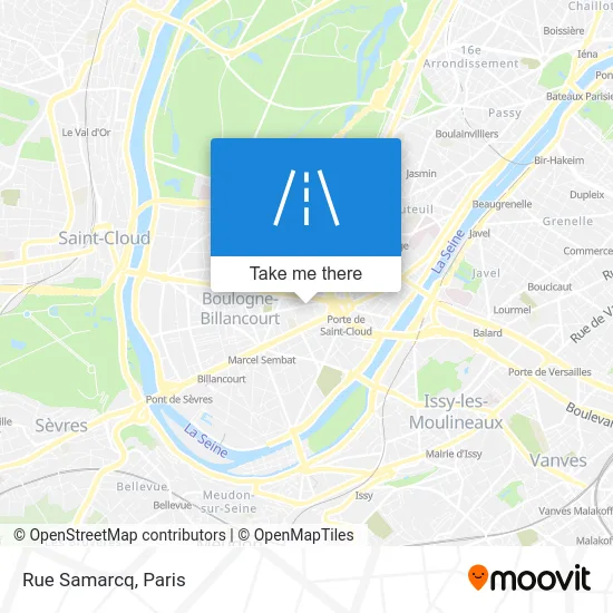 Rue Samarcq map