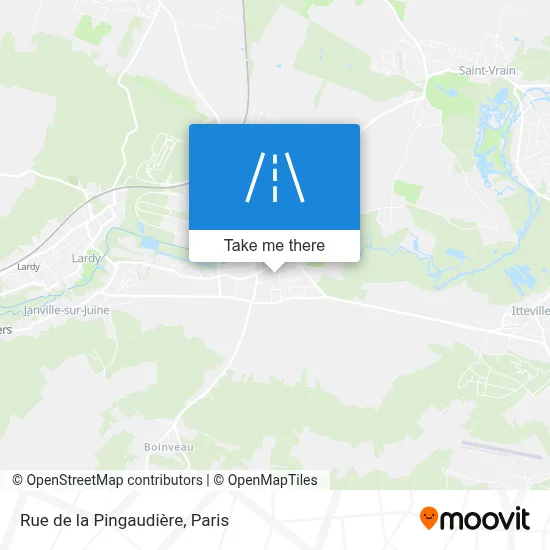 Rue de la Pingaudière map