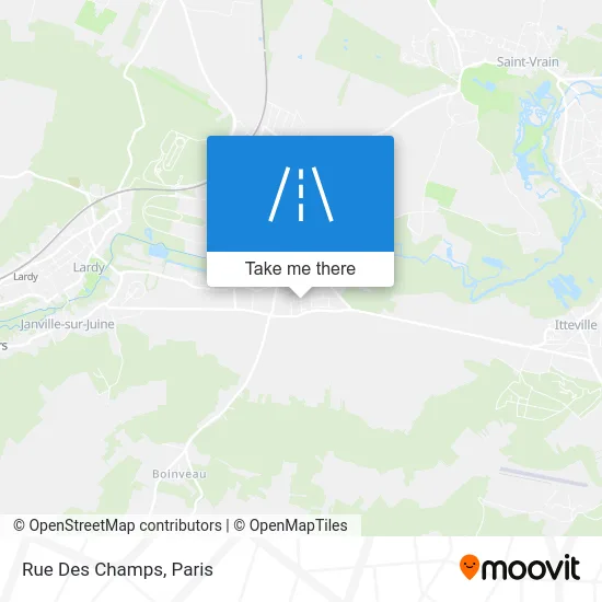 Rue Des Champs map