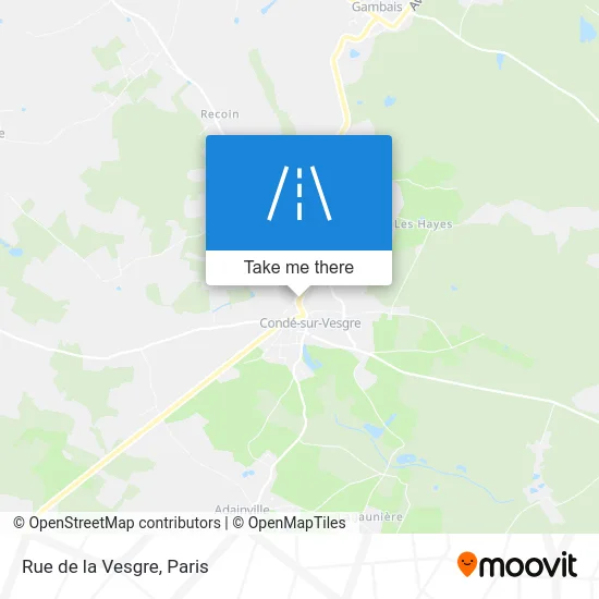 Rue de la Vesgre map
