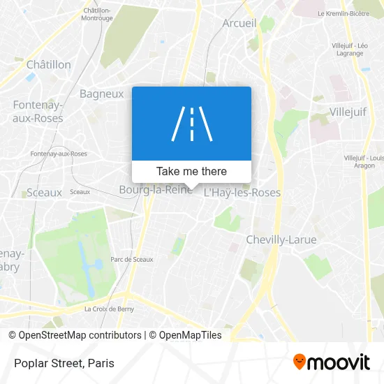 Rue Des Peupliers map