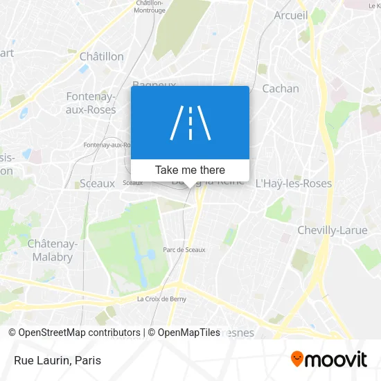 Rue Laurin map