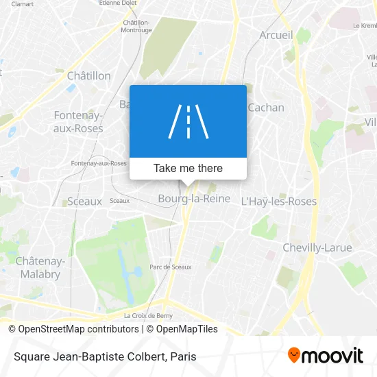 Square Jean-Baptiste Colbert map