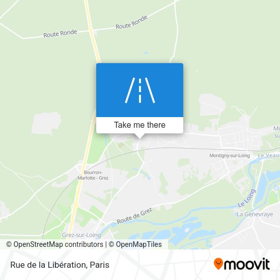 Rue de la Libération map