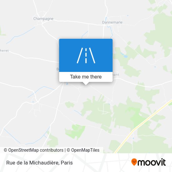 Rue De La Michaudière map
