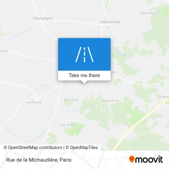 Rue De La Michaudière map