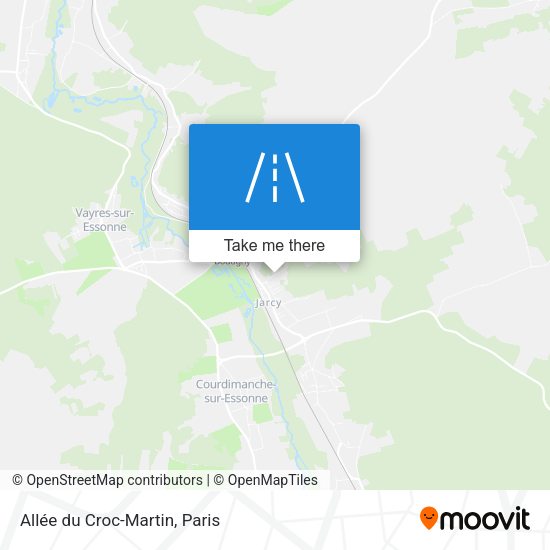 Allée du Croc-Martin map
