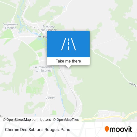 Chemin Des Sablons Rouges map