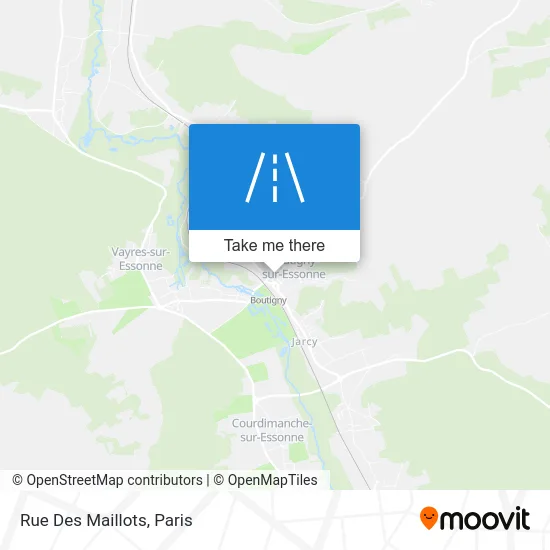 Rue Des Maillots map