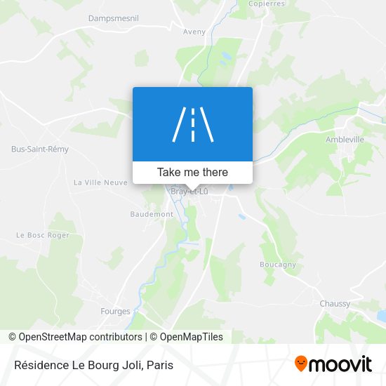Résidence Le Bourg Joli map