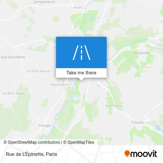 Rue de L'Épinette map