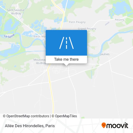 Allée Des Hirondelles map