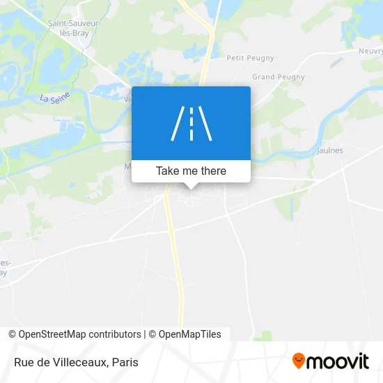 Rue de Villeceaux map