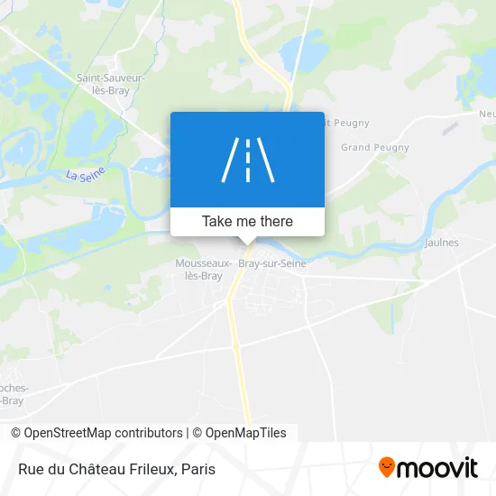 Rue du Château Frileux map
