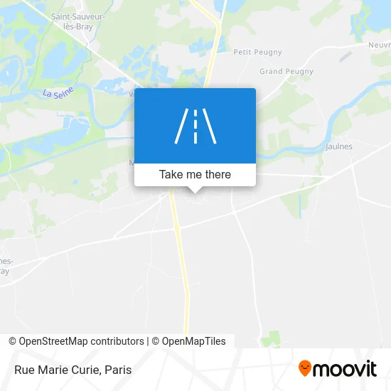 Rue Marie Curie map